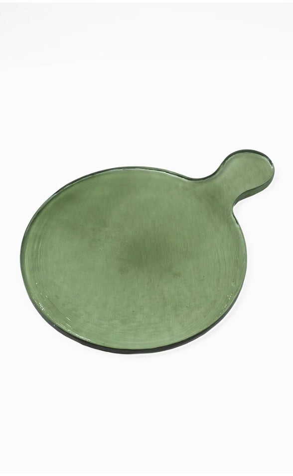 Round Serving Board Fern