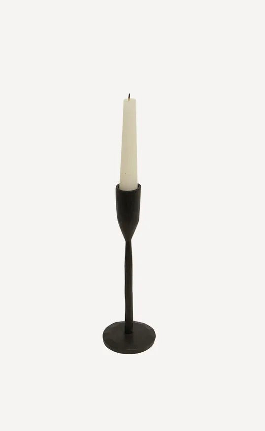 Dax Black Candle Holder Small