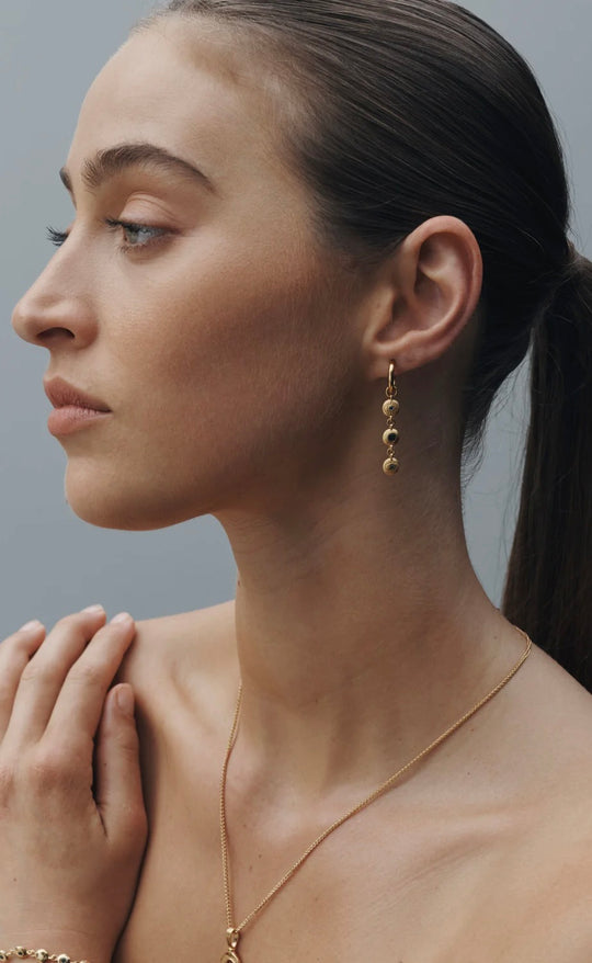 Blessing Earrings Gold Vermeil