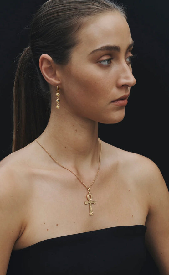 Blessing Earrings Gold Vermeil