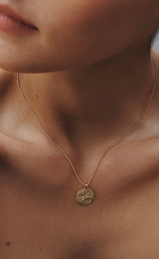 Seed of Life Necklace Gold Vermeil