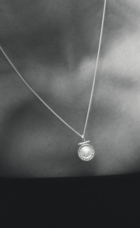 Solar Necklace Silver