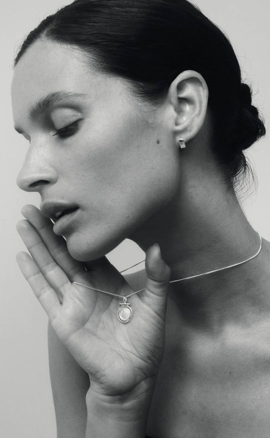 Solar Necklace Silver