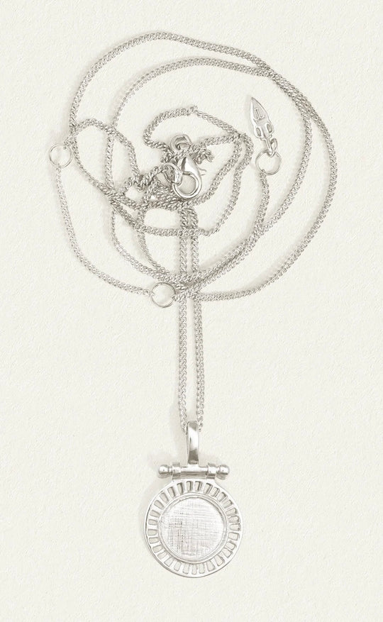 Solar Necklace Silver