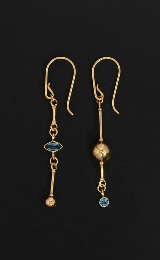 Ula Earrings Gold Vermeil