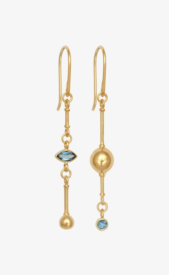 Ula Earrings Gold Vermeil