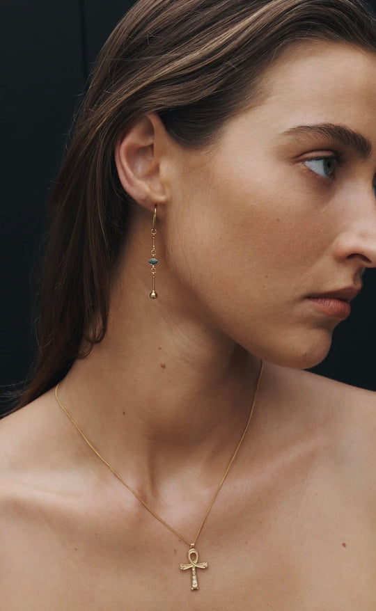 Ula Earrings Gold Vermeil