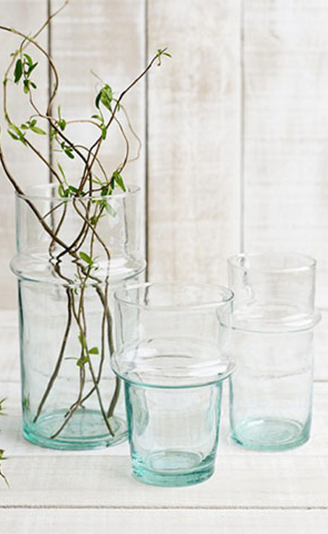 Moroccan Straight Vase Blue