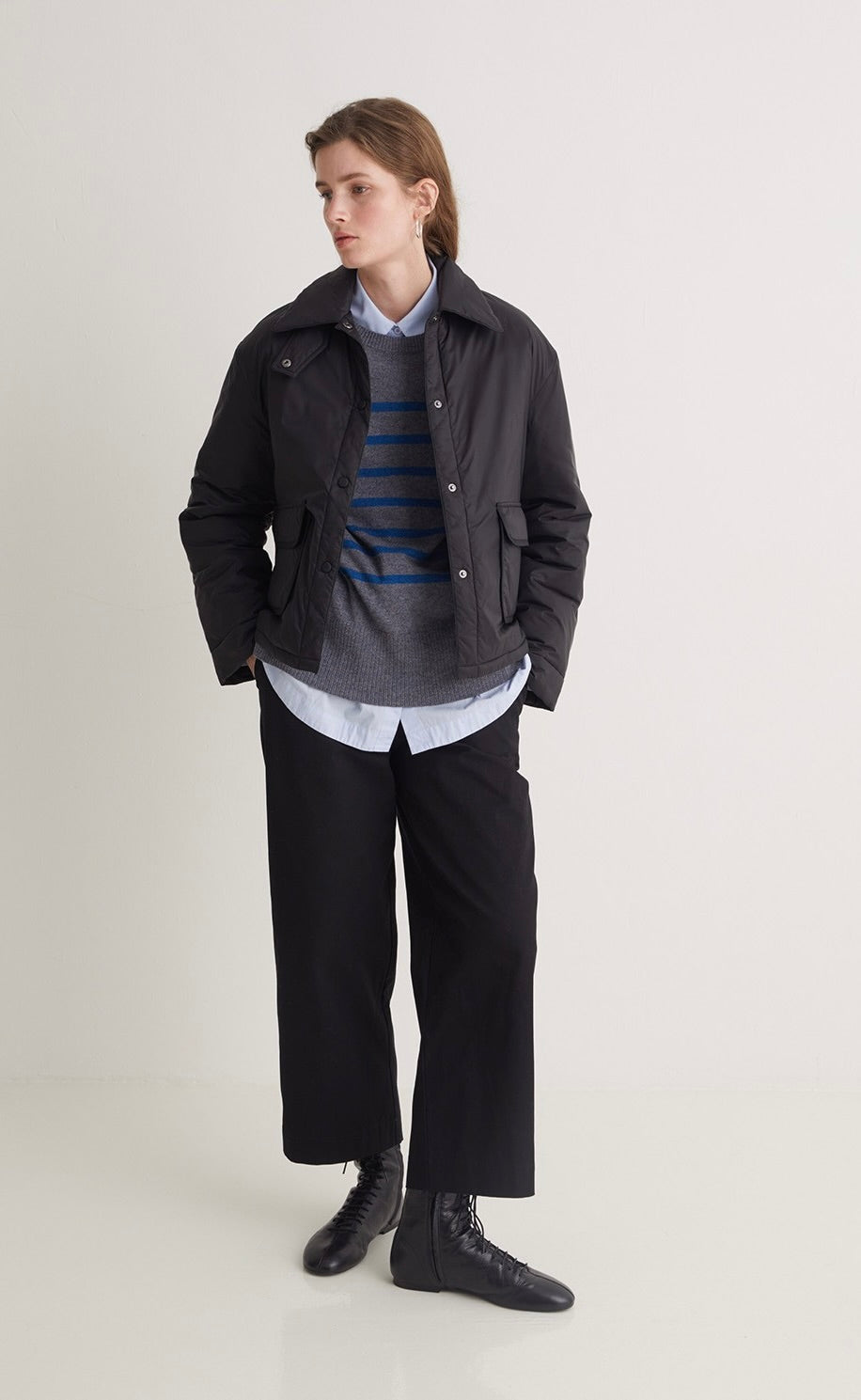 Thelma Short Padded Coat Black