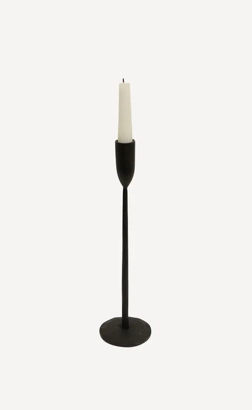 Dax Black Candle Holder Medium