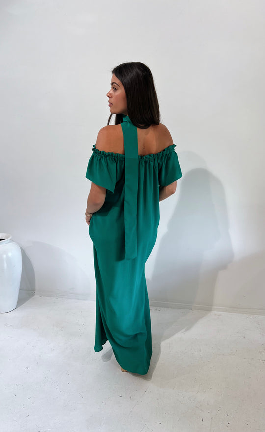 Fleur Dress Emerald