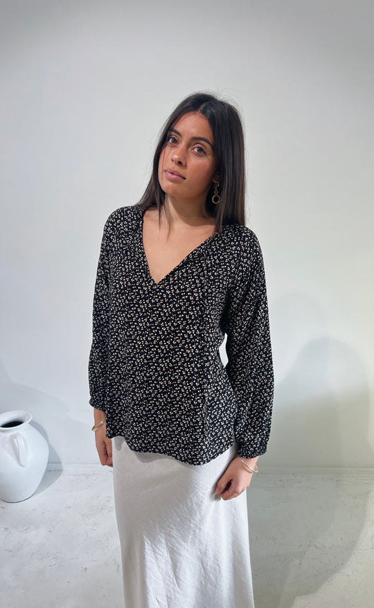 The Empower Blouse Winter Floral