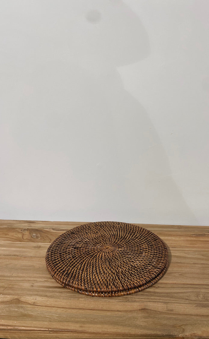 Lombok Placemat Antik Brown 30cm