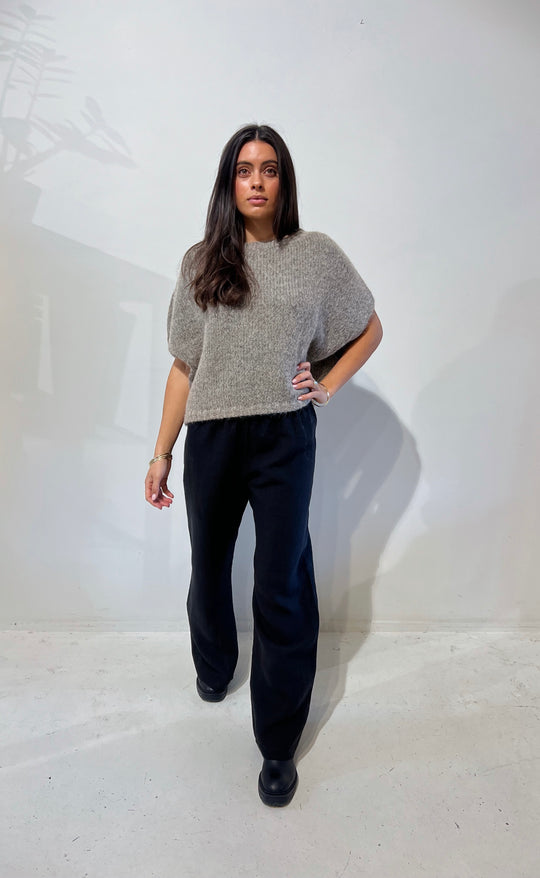 Smokin Pant Black Linen