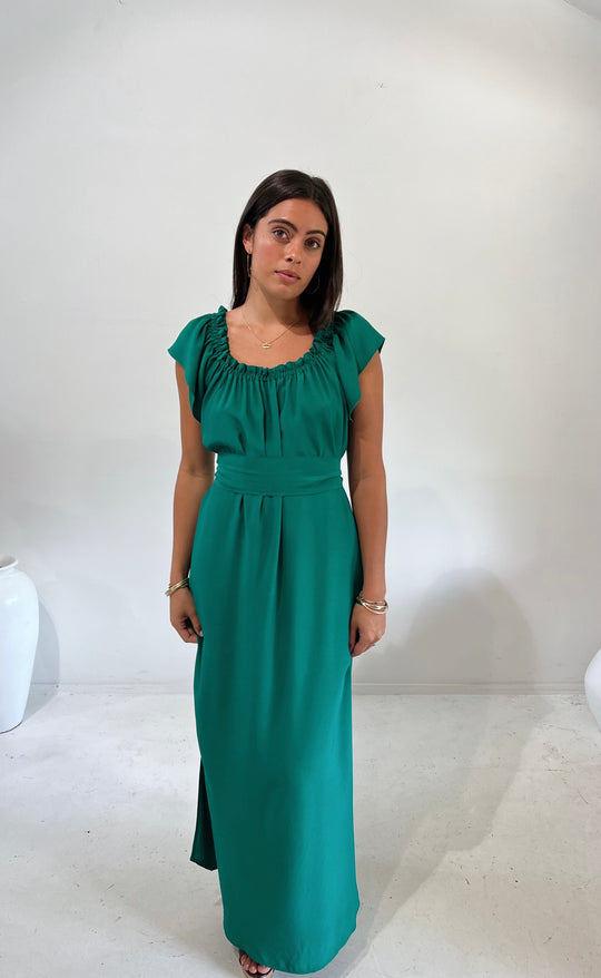 Fleur Dress Emerald