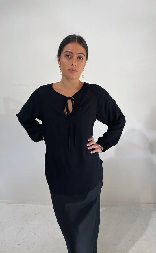 The Empower Blouse Black Daybreak