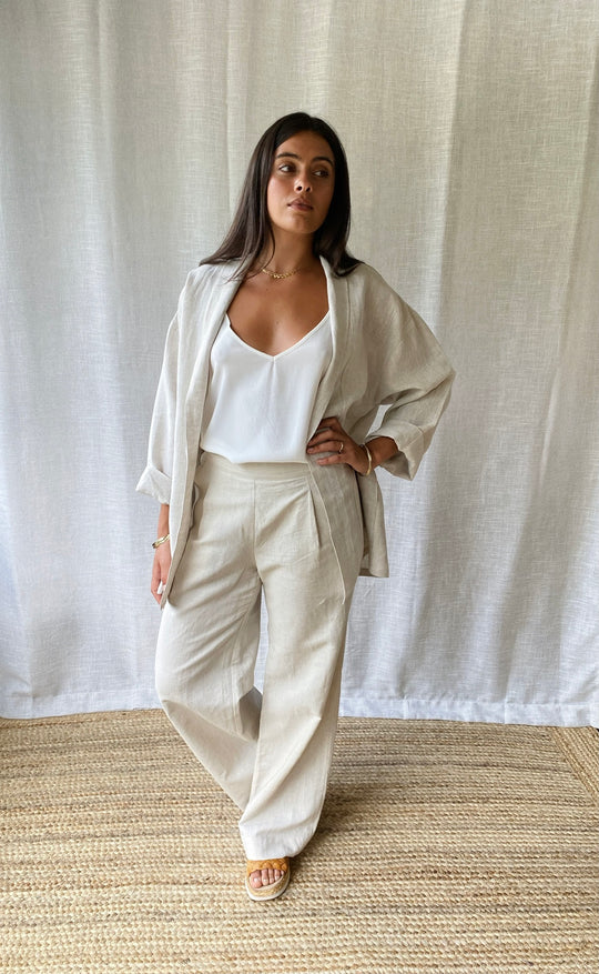 Vittori Top Ivory Crepe