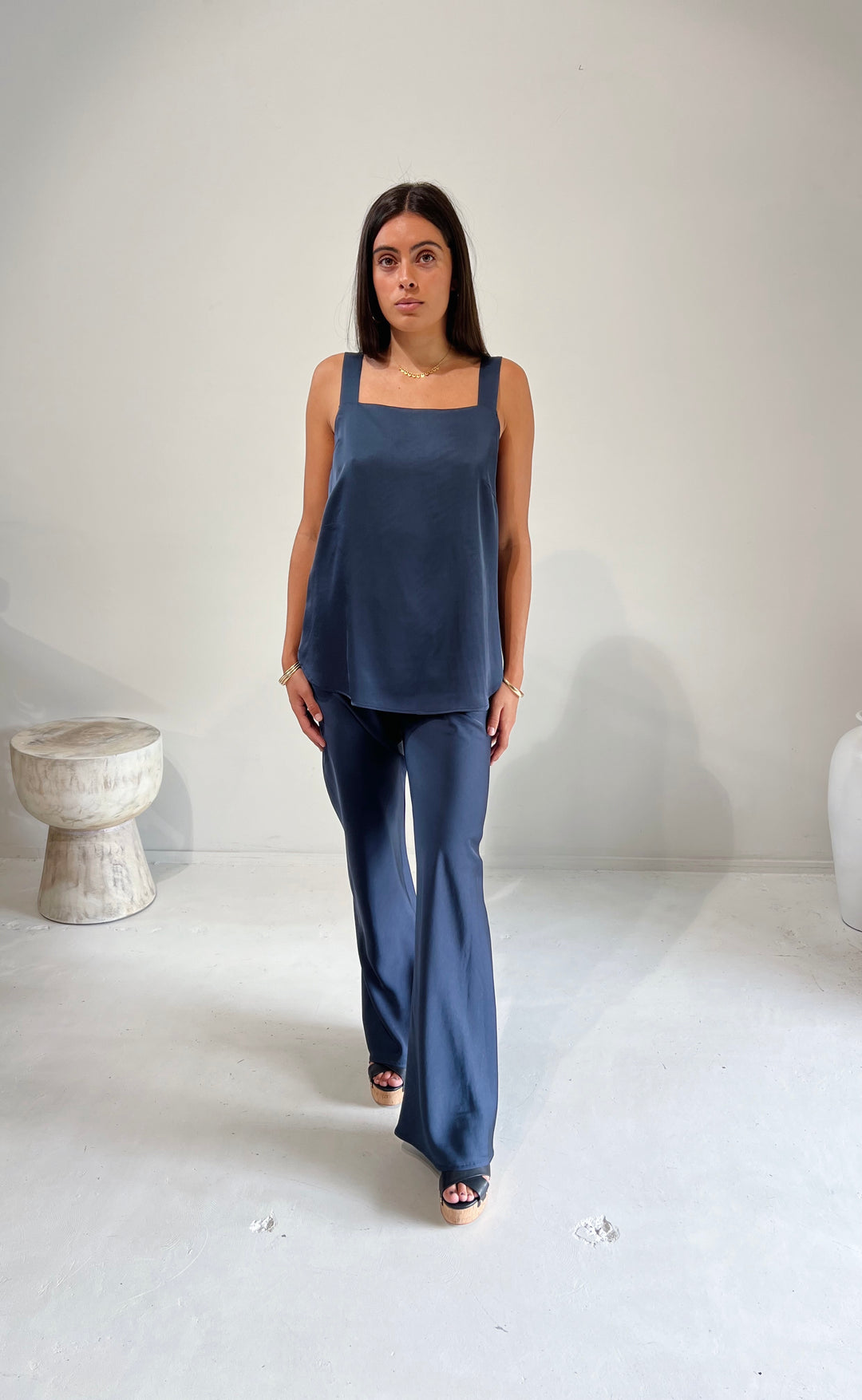 Parisienne Pant Steel