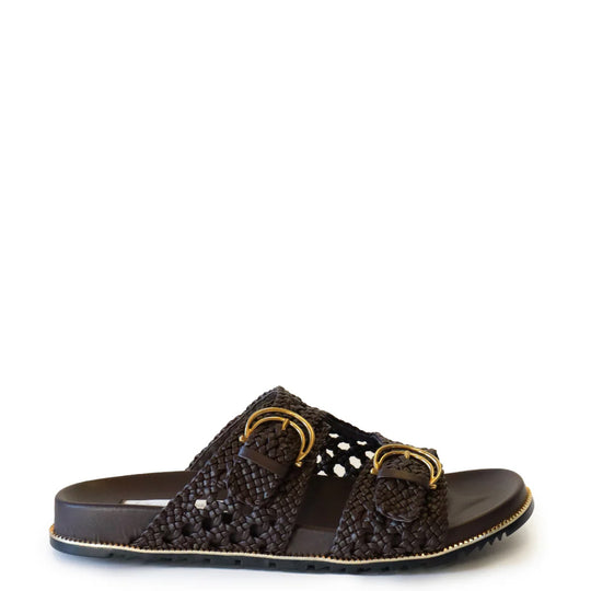 Holly Slide Chocolate Woven