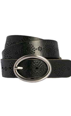 Bronte Park Leather Belt Black