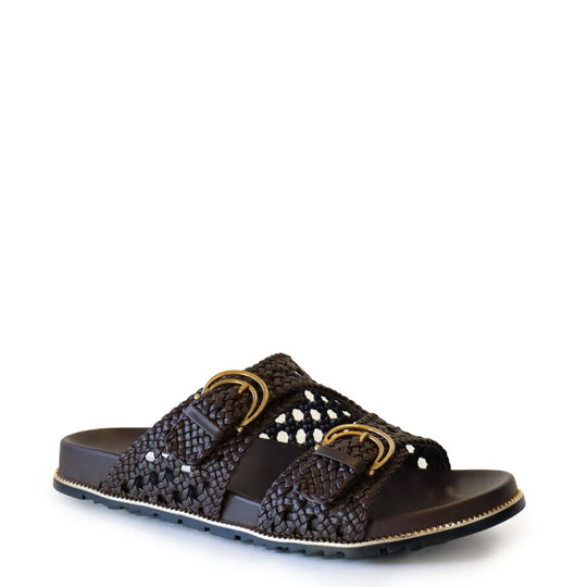 Holly Slide Chocolate Woven