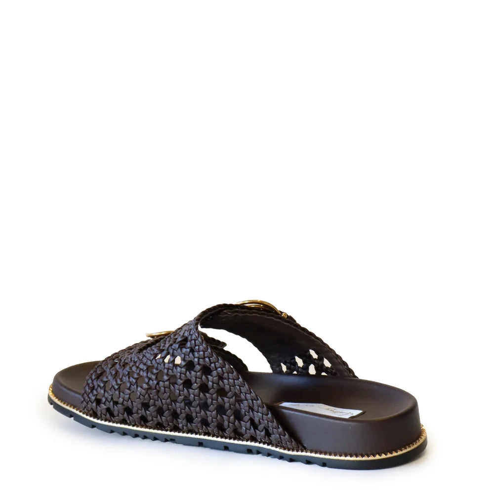 Holly Slide Chocolate Woven