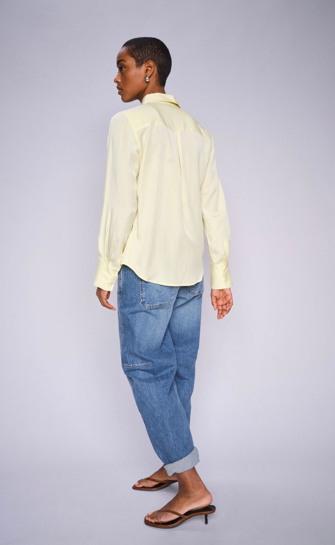 Aymen Kyoto Jean Mid Blue