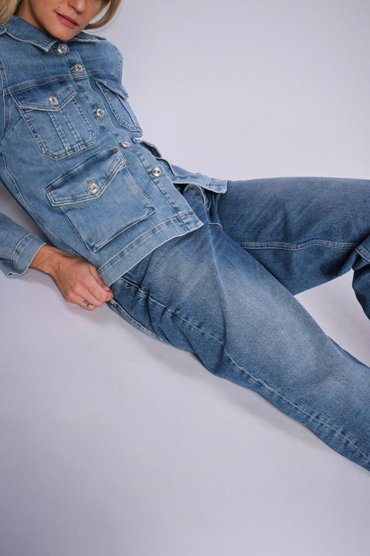 Anetta Denim Shirt Light Blue