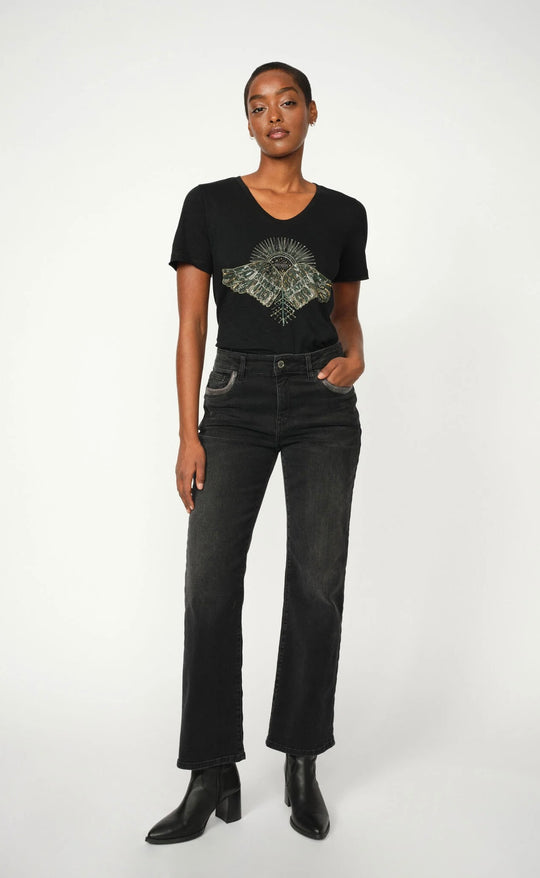 Cecilia Perla Jean Dark Grey