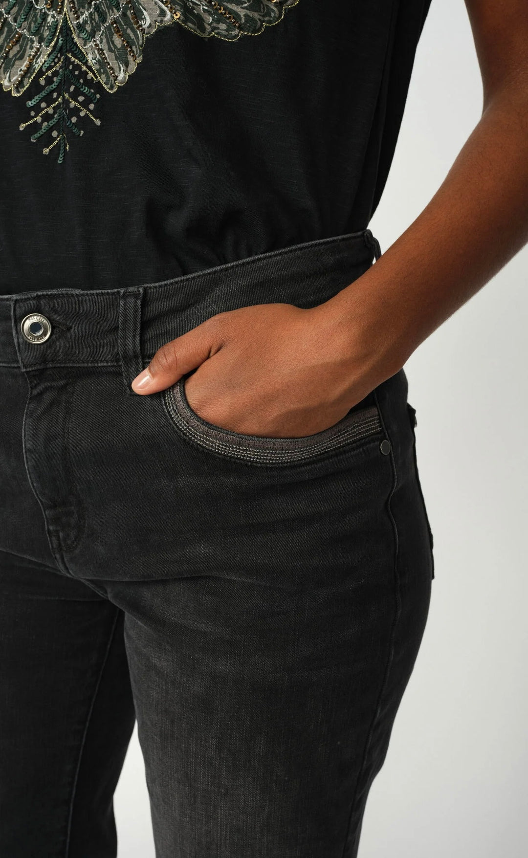 Cecilia Perla Jean Dark Grey