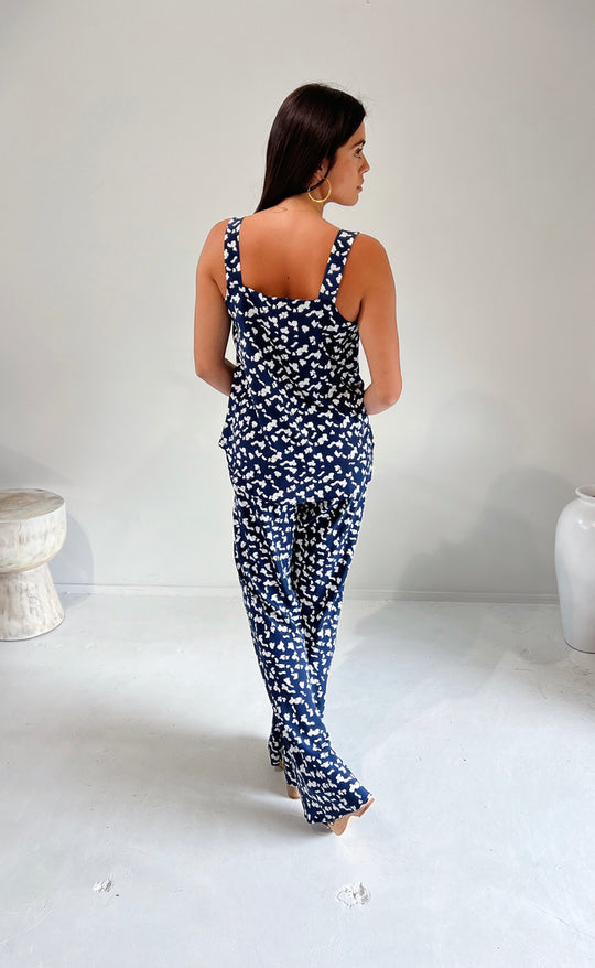 Parisienne Pant Royale Silk