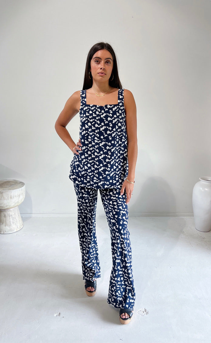 Parisienne Pant Royale Silk