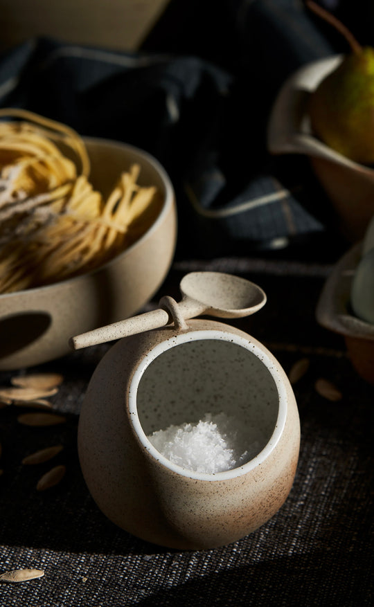 Salt Pig w/Spoon - Garden to Table
