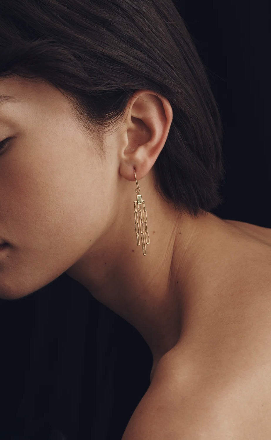 Olea Earrings Gold Vermeil