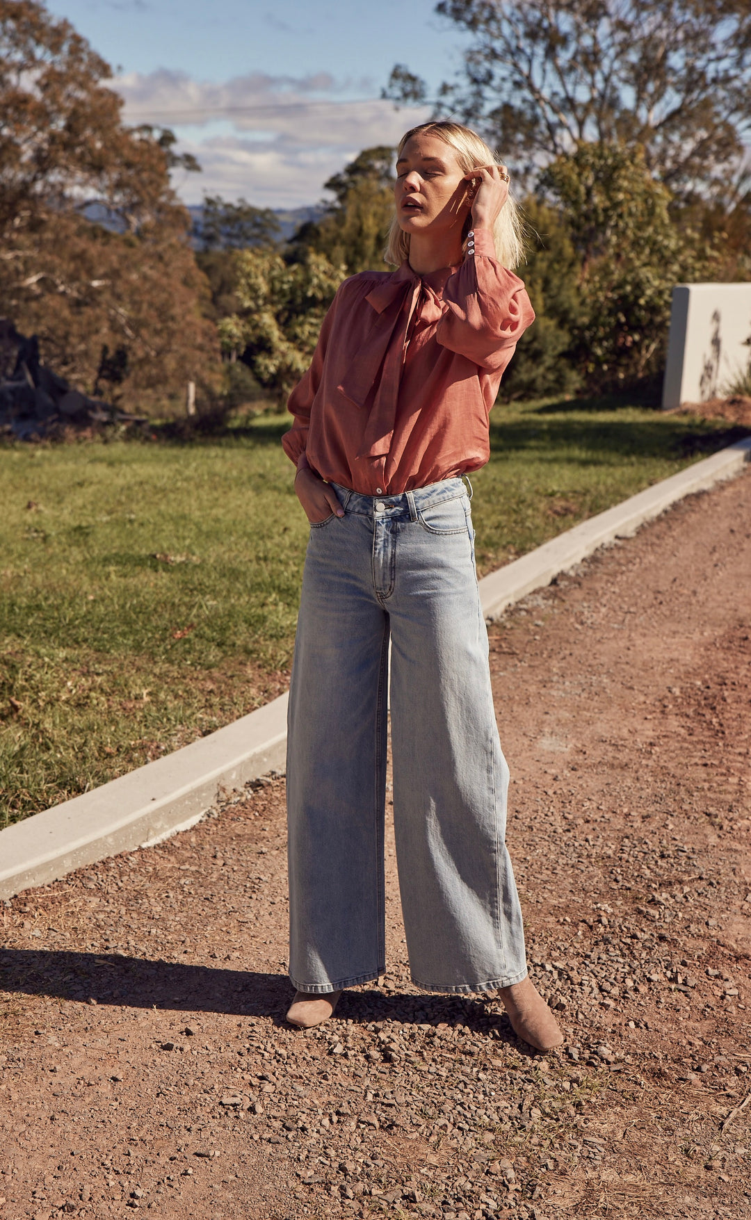 Trump jean Washed Denim