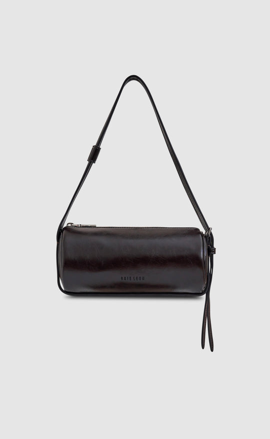 Brooke Mini Barrel Bag Burnt Coffee