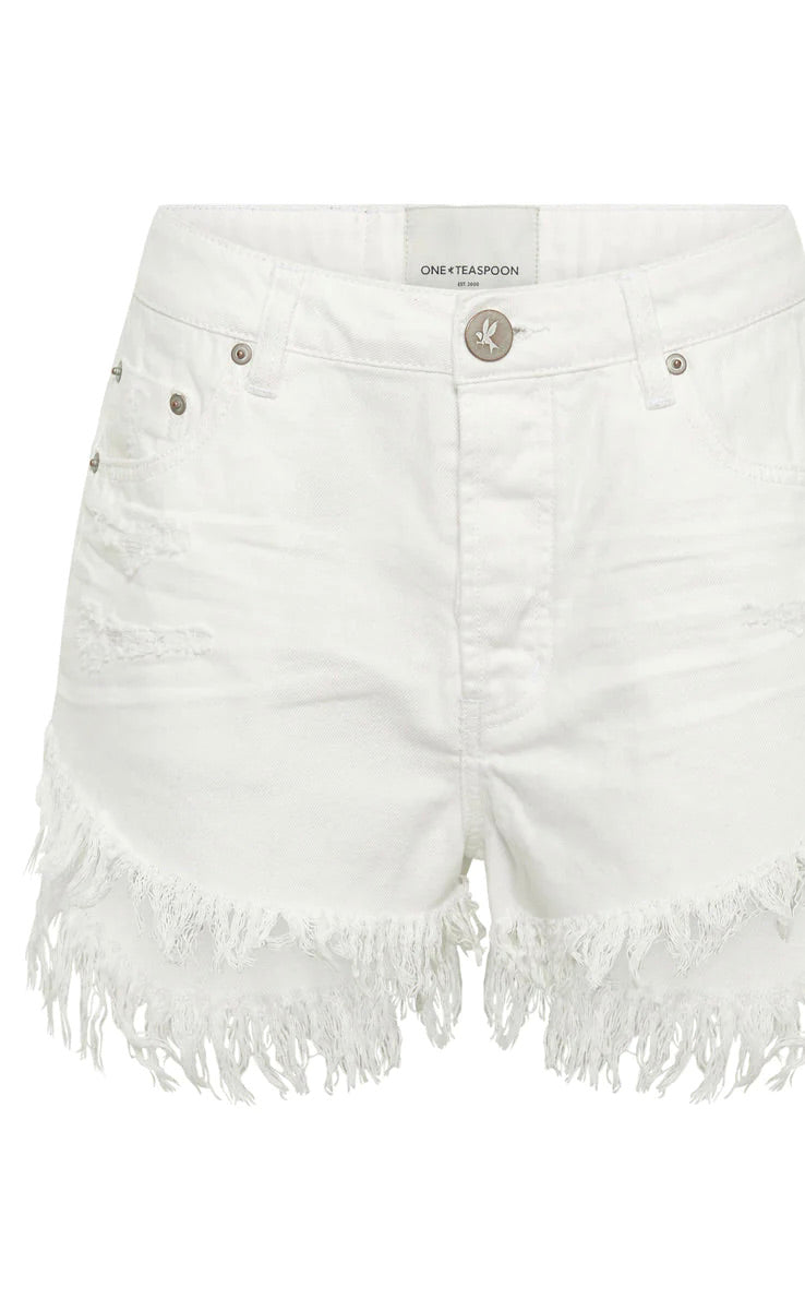 Outlaws Shorts White Denim