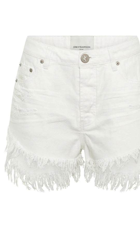 Outlaws Shorts White Denim