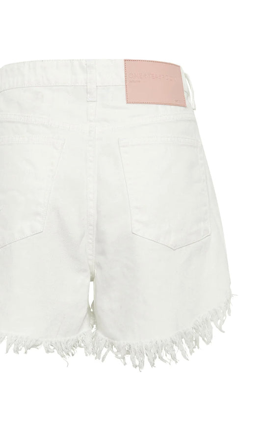 Outlaws Shorts White Denim