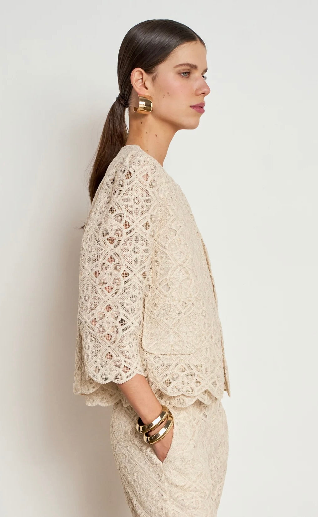 Brief Jacket Ecru