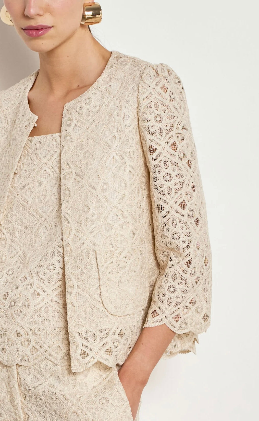 Brief Jacket Ecru