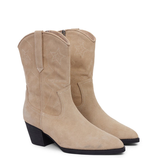 Quinn Boot Stone Suede