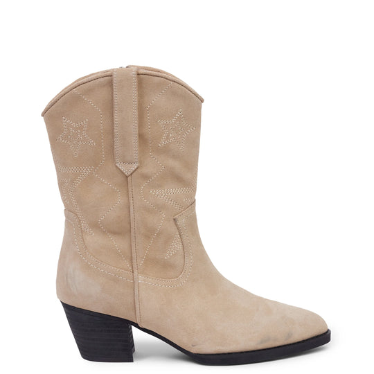 Quinn Boot Stone Suede