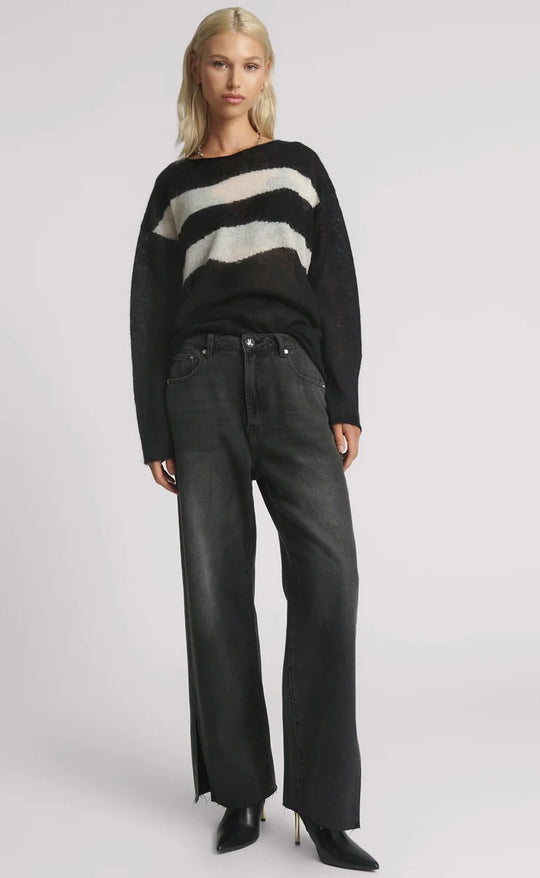 Billie Jeans Faded Black Denim