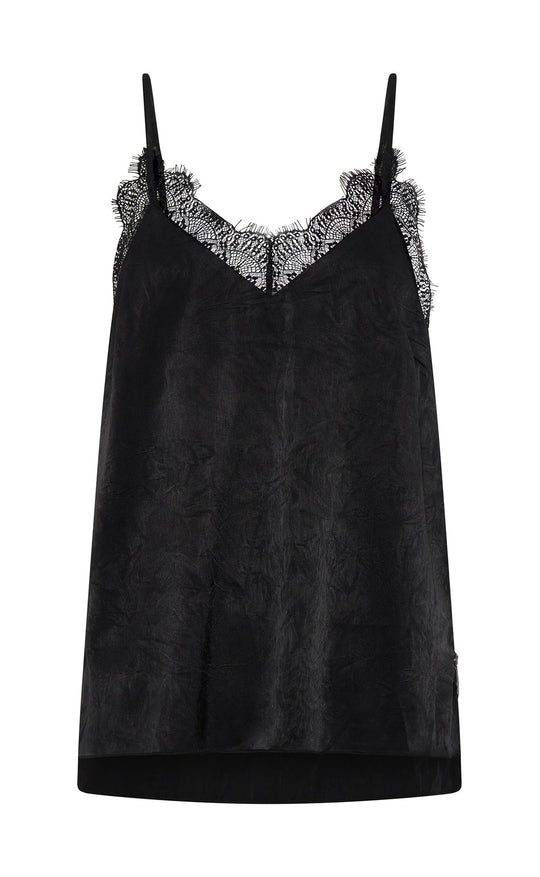 Lace Cami Top Black