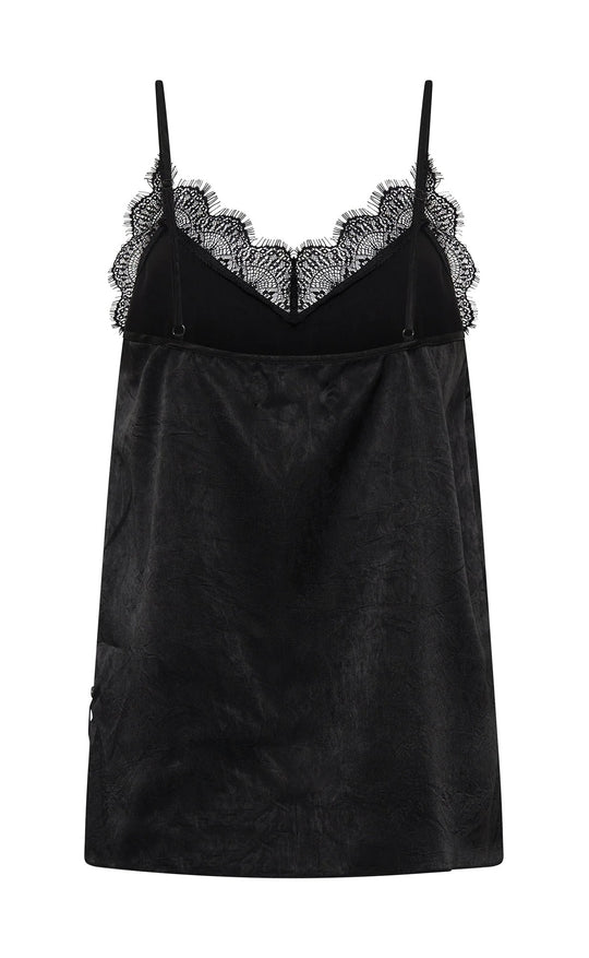 Lace Cami Top Black