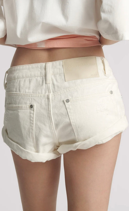 Bandits Low Waist Denim Short Milk