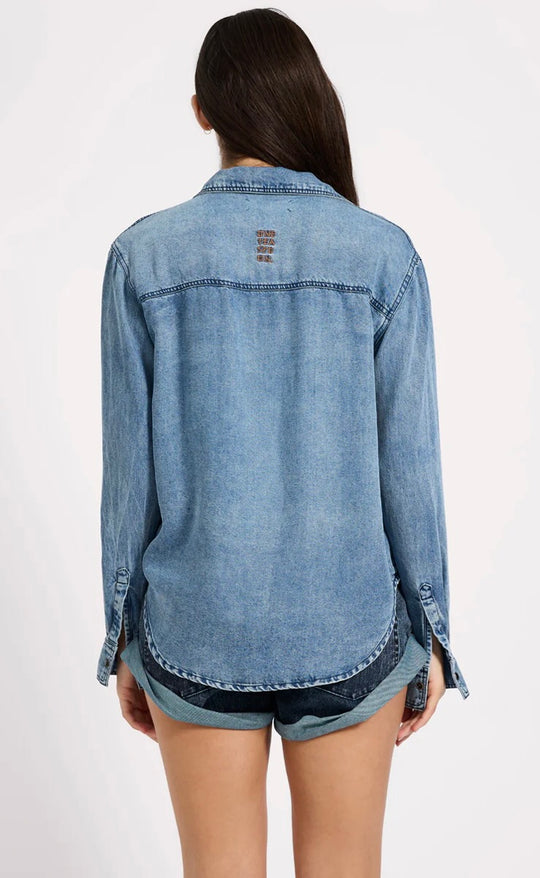 Tencel Western Shirt - Blue