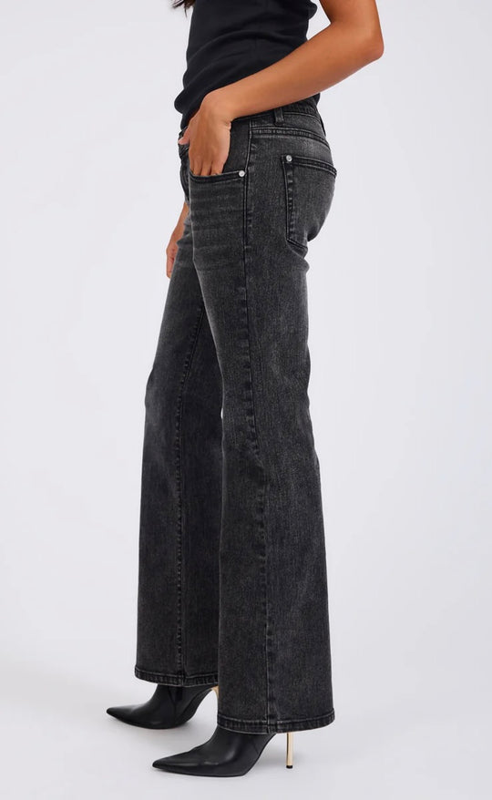 Alice Bootcut Jeans Washed Black