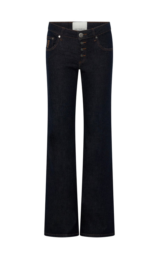 Alice Bootcut Jeans Raw Indigo